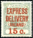 Stamp of Mauritius 1903-04 EXPRESS DELIVERY STAMPS: Specialised group