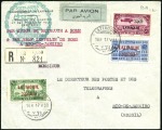 Stamp of Large Lots and Collections 1924-37, Zeppelin 140 covers/cards showing a wealt