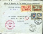 Stamp of Large Lots and Collections 1924-37, Zeppelin 140 covers/cards showing a wealt