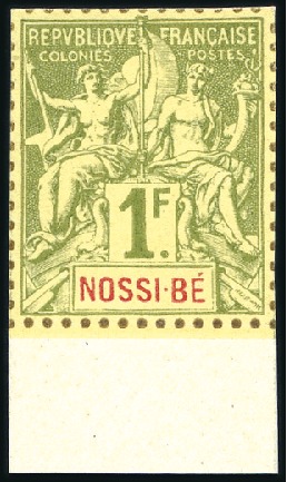 Stamp of Colonies françaises » Madagascar (Poste française) 1896-1912, Exposition au Type Groupe avec nombreus