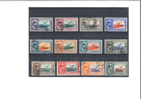 Stamp of Persia 1935 Aerial Post Issue Overprinted: 4Ch, 6Ch to 2T