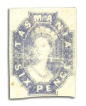 Stamp of Australia » Tasmania 1858 & 1860-67 6d selection of the various printin