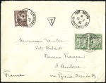 Stamp of Large Lots and Collections 1850-1970, Superb assembly of taxed covers by coun