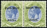 Stamp of South West Africa 1923-89, Splendid near complete mint collection in