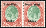 Stamp of South West Africa 1923-89, Splendid near complete mint collection in