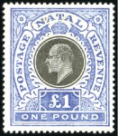Stamp of South Africa » Natal 1902-09, Mint selection with various values from t