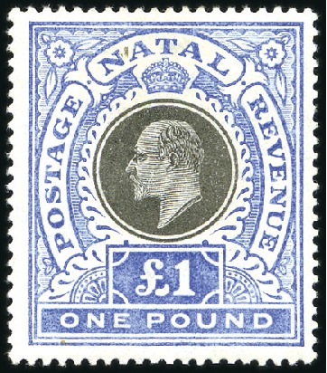 Stamp of South Africa » Natal 1902-09, Mint selection with various values from t