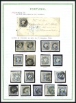 Stamp of Portugal 1853-93, Attractive and neatly written up exhibiti