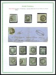 Stamp of Portugal 1853-93, Attractive and neatly written up exhibiti
