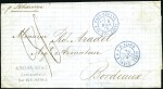 Stamp of Venezuela 1862-81, Seven covers through the French Packet li