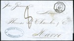 Stamp of Brazil 1862-97, 21 covers incl. several using the French 