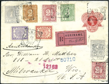 Stamp of Netherlands Colonies » Netherlands Indies 1859-1907, Group of 11 covers/stationery incl. two