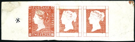 Stamp of Australia » New South Wales 1850 Thomas Ham "Two Pence Blue" photo-lithographi