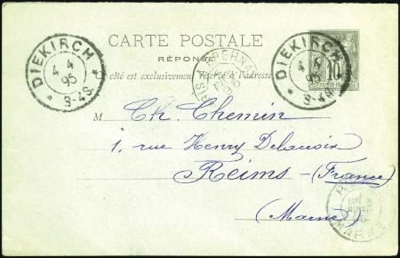 Stamp of Large Lots and Collections 1895-1969, ca.50 covers/cards, mostly with Maritim