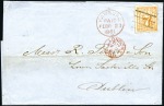 Stamp of Large Lots and Collections 1841-1905, Cover group incl. South America with 18