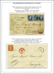 Stamp of Colonies françaises » Tunisie 1844-1956, Importante collection d'exposition mont