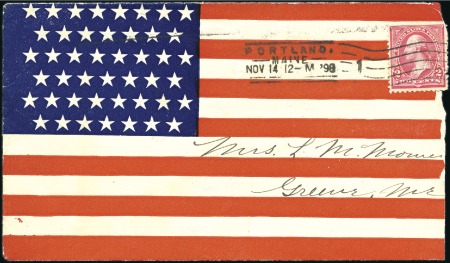 Stamp of United States 1898-1902 Selection 14 patriotic covers, all with 