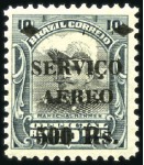 Stamp of Brazil 1889-1960, EXTENSIVE AIRMAIL and back of book coll