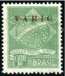 Stamp of Brazil 1889-1960, EXTENSIVE AIRMAIL and back of book coll