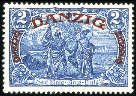 Stamp of Germany » Danzig 1920-1939, Lovely complete mint collection on Scha