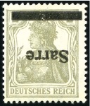 Stamp of Germany » Plebiscite Areas » Saar 1920-1935, Specialised assembly of interesting var