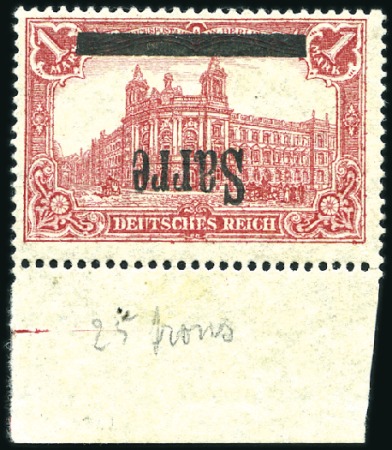 Stamp of Germany » Plebiscite Areas » Saar 1920-1935, Specialised assembly of interesting var