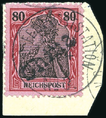 Stamp of Germany » Germany Collections and Large Lots 1872-1918, GERMAN COLONIES and OFFICES specialised
