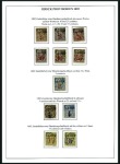 Stamp of Colonies françaises » Côtes des Somalis 1892-1977, Importante collection d'exposition mont