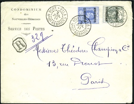 Stamp of New Hebrides 1910 Fiji Overprinted Stamps
1911 "Service des