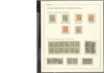 Stamp of Turkey 1891-98 "Arms" Issue collection neatly mounted and