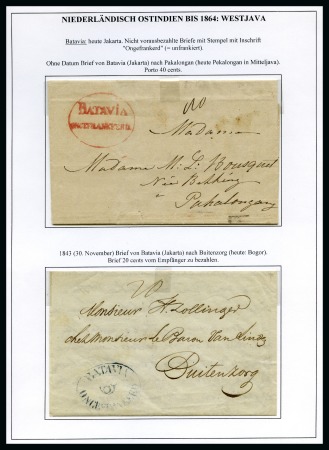 Stamp of Netherlands Colonies » Netherlands Indies 1832-1910, Specialised CANCELLATION collection nea