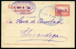Stamp of Large Lots and Collections 1886-1925 LATIN AMERICA: Postal stationery group (40+), nearly all used