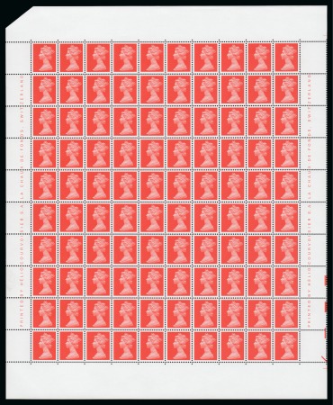 Stamp of Great Britain » Queen Elizabeth II 1997 Machin undenominated trials