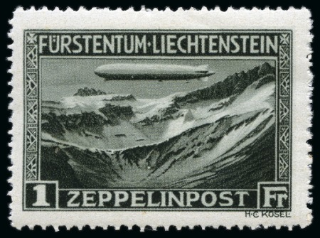 Stamp of Liechtenstein 1912-92, Mint & used collection in 9 stockbooks, earlies