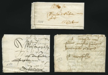 Stamp of France 1557-1588, Trois lettres dont une datée de Graulhet