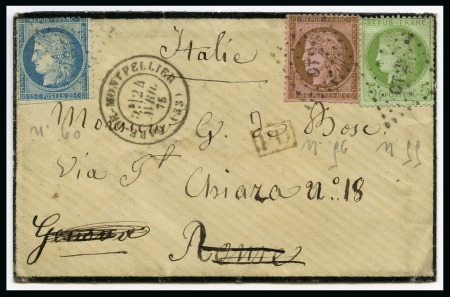 Stamp of France » Collections 1849-1900 , Accumulation de plusieurs milliers de lettres