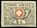 Stamp of Switzerland / Schweiz » Sammlungen 1849-52, Partie klassische Marke auf zwei Steckkarten,