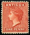 Stamp of Antigua & Barbuda 1860-1964 Old-time mint/unused & used collection of
