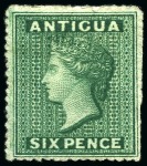 Stamp of Antigua & Barbuda 1860-1964 Old-time mint/unused & used collection of