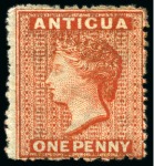 Stamp of Antigua & Barbuda 1860-1964 Old-time mint/unused & used collection of