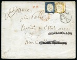 Stamp of Auction catalogues Rare usage du 80c +20c pour payer le double port à