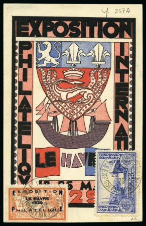 Stamp of France 1929 Exposition Philatélique Le Havre 1929 obl. de