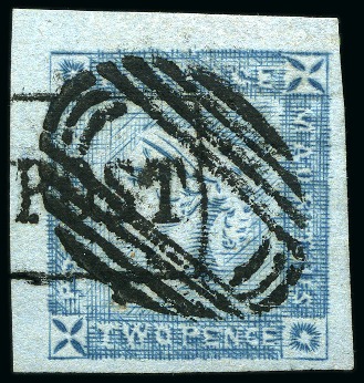 Stamp of Mauritius » 1859 Lapirot Issue » Intermediate Impressions (SG 38) 1859 Lapirot intermediate impression with good to huge