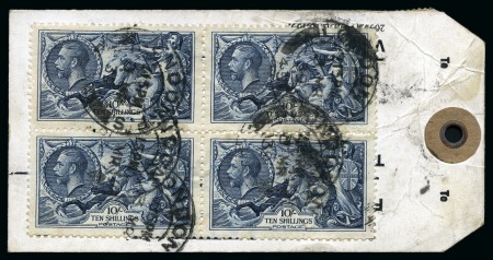 Stamp of Great Britain » King George V 1939 Mail bag tag from London with 1934 Photogravure