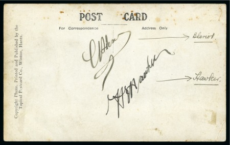 Stamp of Great Britain » King George V 1911ca. Picture postcard of M. Pegoud "The Aviator