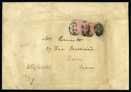 Stamp of Great Britain » 1855-1900 Surface Printed 1882 Large envelope sent from Prime Minister William Gladstone with 1867-83 5s