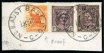 Stamp of Australia » Australian Troops in Japan 1946-47 Issue group incl. 1/2d with proof ovpt in red