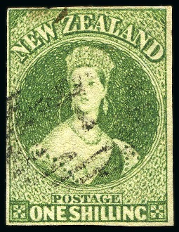 Stamp of New Zealand 1862-64 Wmk Large Star imperf. used group of four