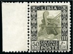 Stamp of Italy » Italian Colonies and Possessions » Libya 1926-1930 Pictorials 1c to 1L complete set of mint nh marginal singles, fresh, very fine & scarce in this quality (Sass. €24'000)