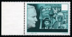 Stamp of Italy » Vatican State 1996 Pope's visit to Poland and the Czech Republic 500L blue-green and 750L blue showing MISSING SILVER varieties